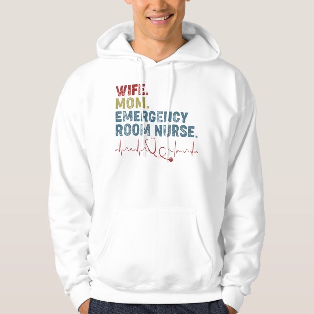 Maka till Akut i Mamma Hoodie (Framsida)