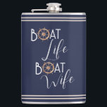 Maka till Boat Life Nautical Bachelorette Party Fickplunta<br><div class="desc">De här marina blå kolvarna är klassliga och söta. Perfektens gåva till en båtfru till hennes bachelorette eller bröllop!</div>