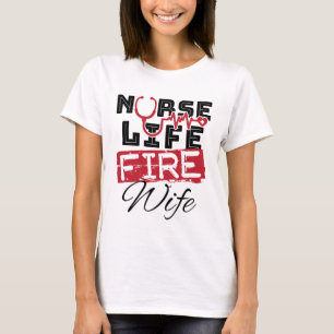 Maka till brandsläckare för sjukhusköld t shirt