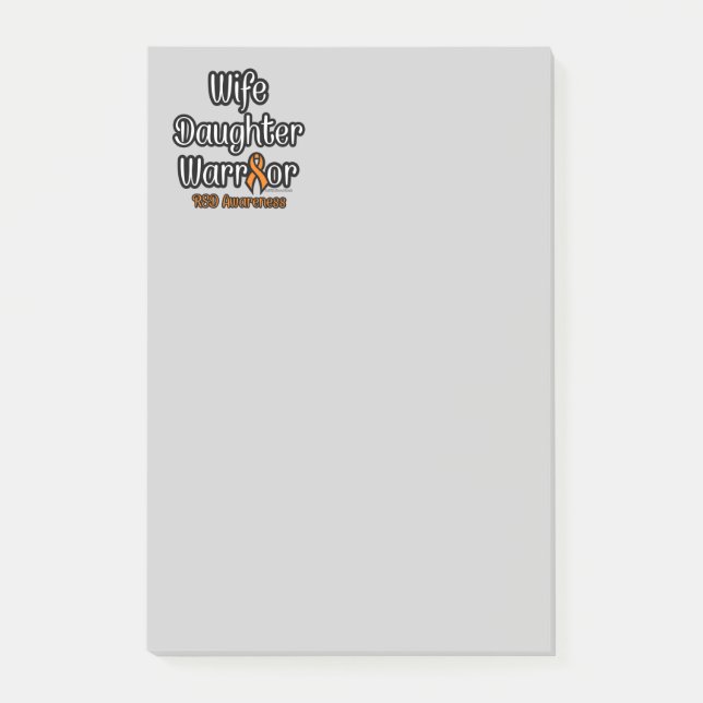 Maka till dotter Warrior...RSD Post-it Block (Framsida)