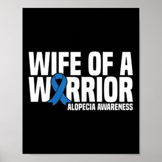 Maka till en krigare, Blue Ribbon Alopecia Awarene Poster