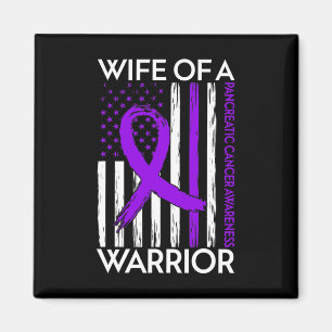 Maka till en krigare, pankreascancer Awareness Sup Magnet