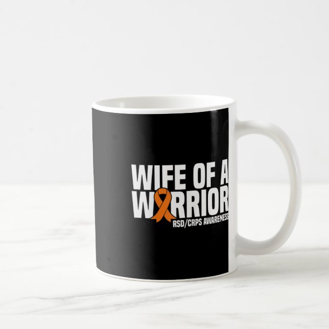 Maka till en Warrior Orange Ribbon Rsdcrps Awarene Kaffemugg (Höger)