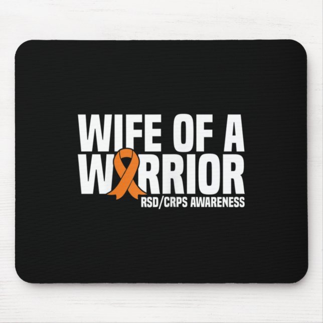 Maka till en Warrior Orange Ribbon Rsdcrps Awarene Musmatta (Framsidan)