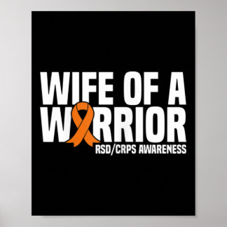 Maka till en Warrior Orange Ribbon Rsdcrps Awarene Poster