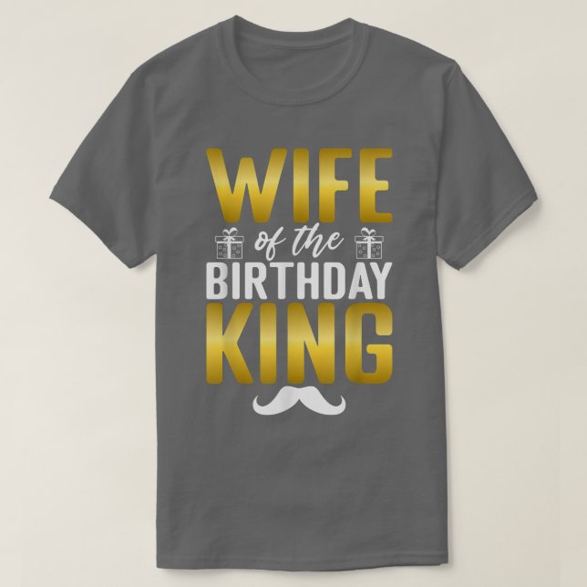 Maka till födelsedagen Kung Make T Shirt (Design framsida)