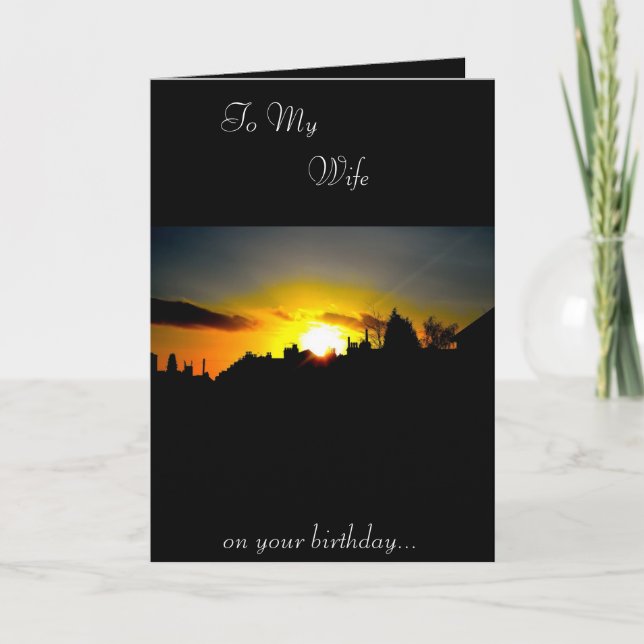 Maka till födelsedagskort kort (Framsida)