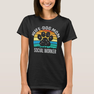 Maka till Hund Social Worker Rolig hund Älskare Gi T Shirt
