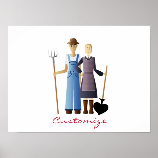 Maka till jordbrukaren Spades Thunder_Cove Poster (Framsidan)