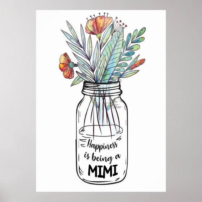 Maka till konst är en Mimi Poster (Framsidan)