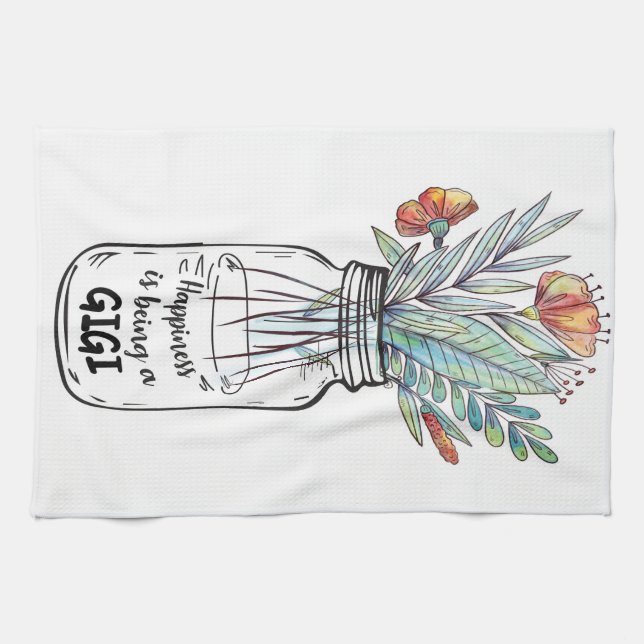 Maka till konsthistoria är en GiGi Kökshandduk (Horisontell)