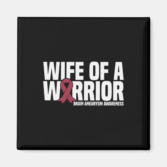 Maka till kristen Brain Aneurysm Awareness Magnet (Framsidan)