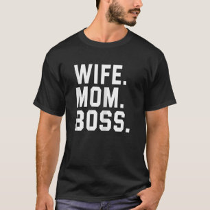 Maka till kvinnans Chef-dag Mamma Chef Mamma Mors T Shirt