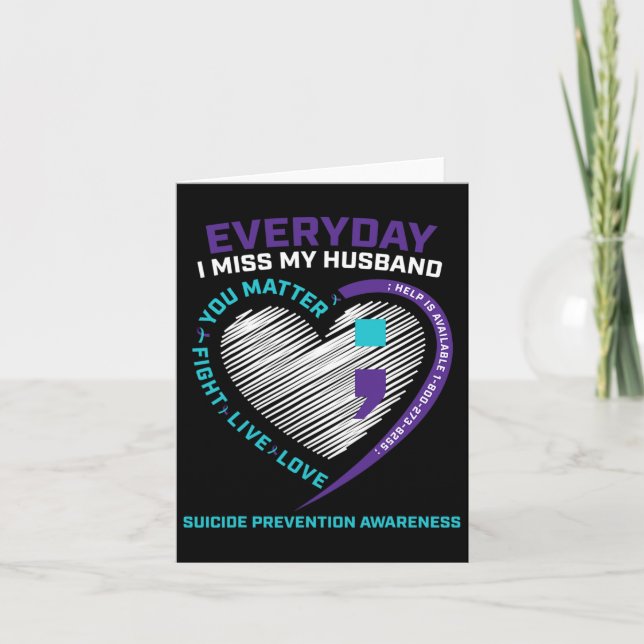 Maka till kvinnor Självmordsförebyggande medvetand Kort (Framsida)