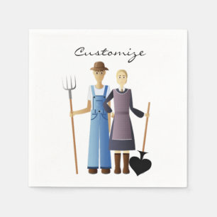 Maka till lantbrukaren Spades Thunder_Cove Pappersservett