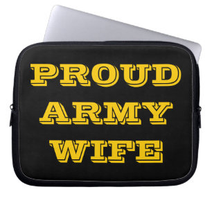 Maka till laptop sleeve Proud Army
