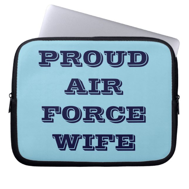 Maka till Luft-styrkan laptop sleeve (Framsidan)