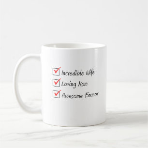 Maka till Mamma Farmor svensk kvinna Kaffemugg