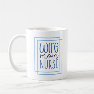 Maka till Mamma Nurse Modern Script Health Care Kaffemugg