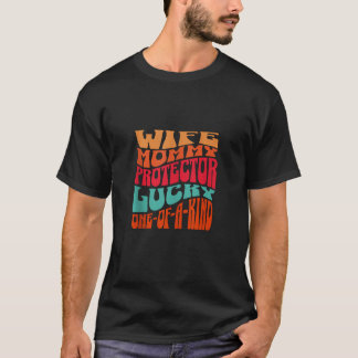 Maka till Mamma Protector Lucky, av ett Mor Mo T Shirt
