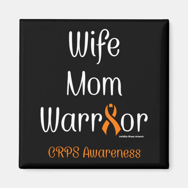 Maka till Mamma Warrior...CRPS Magnet (Framsidan)