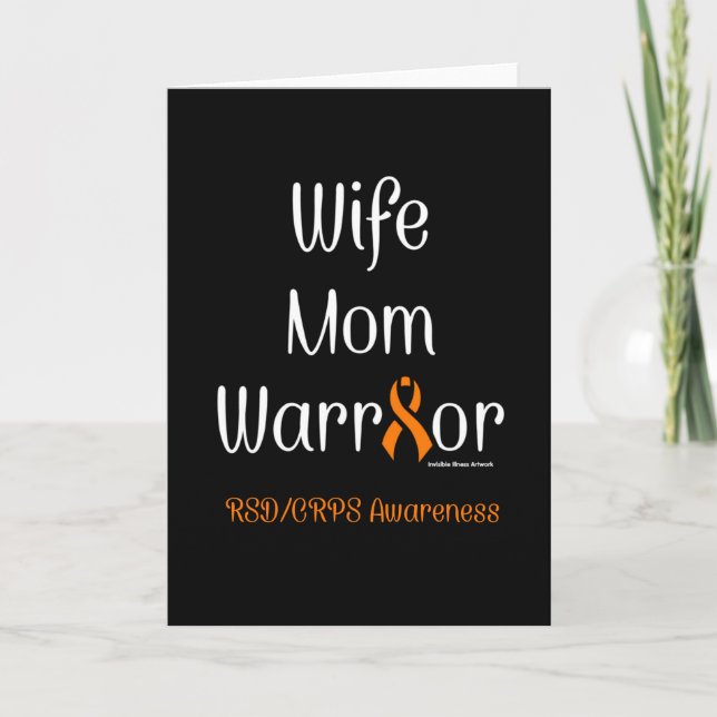 Maka till Mamma Warrior...RSD/CRPS Kort (Framsida)