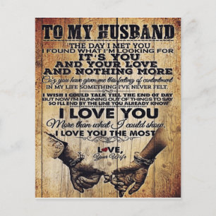 Maka till min Make Brev Make Loely Gift Flygblad