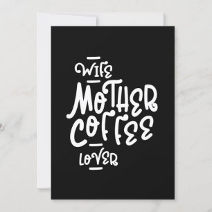 Maka till Mor-kaffe Älskare Mors dag Inbjudningar