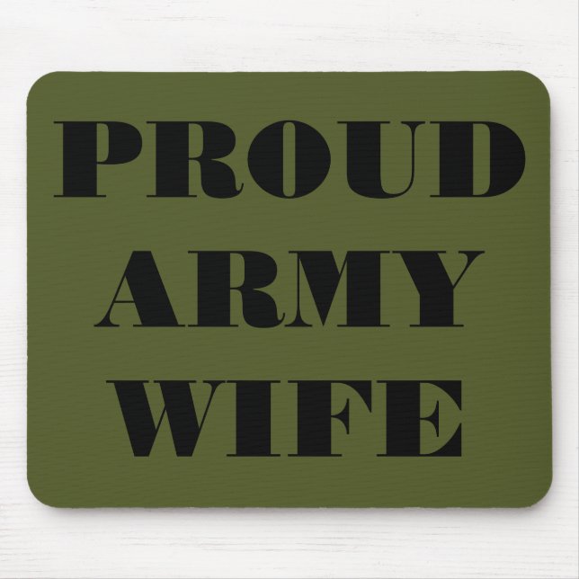 Maka till Mousepad Proud Army Musmatta (Framsidan)
