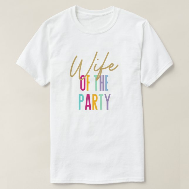 Maka till Party Bachelorette Shirts T Shirt (Design framsida)