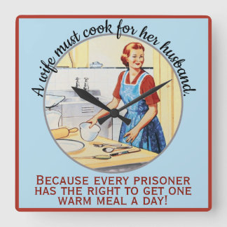 Maka till Vintage i mitten av århundradet måste ko Fyrkantig Klocka