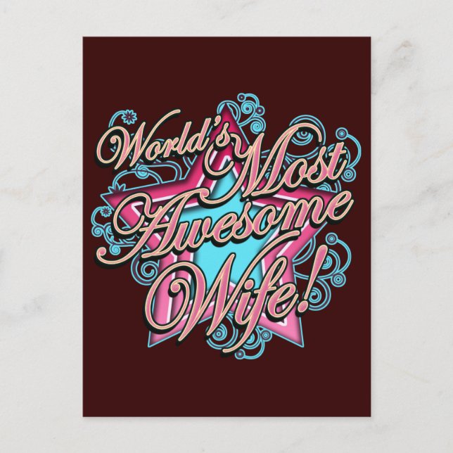 Maka - Världens bästa! Vykort (Framsida)