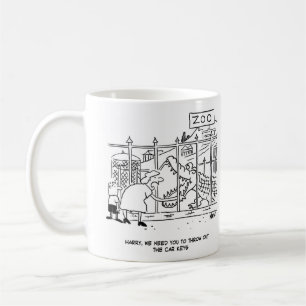 Maka vill att make ska slänga henne i bilen nyckla kaffemugg