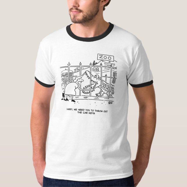 Maka vill att make ska slänga henne i bilen nyckla t-shirt (Framsida)