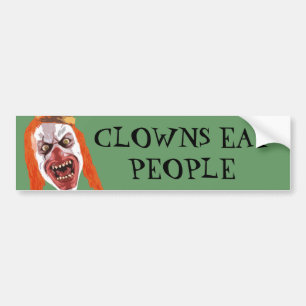 Makaber Clown Bildekal
