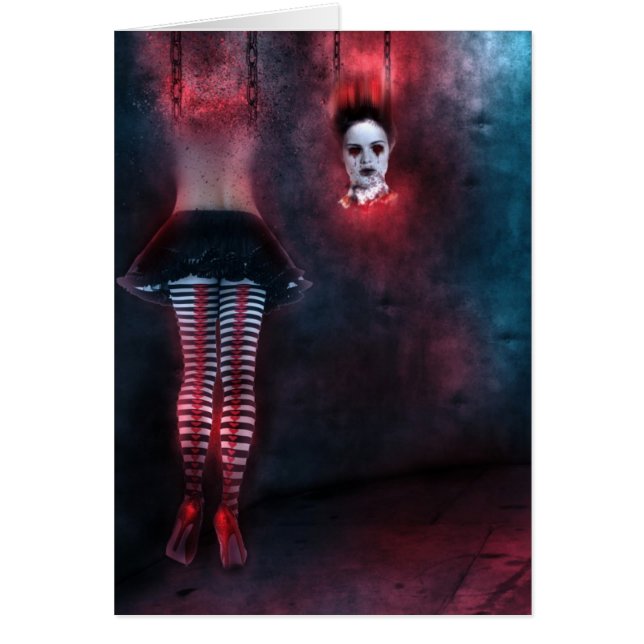 Makaber Dungeon Hälsningskort (Framsidan)