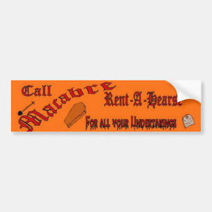 makaber hyra en hearse bildekal