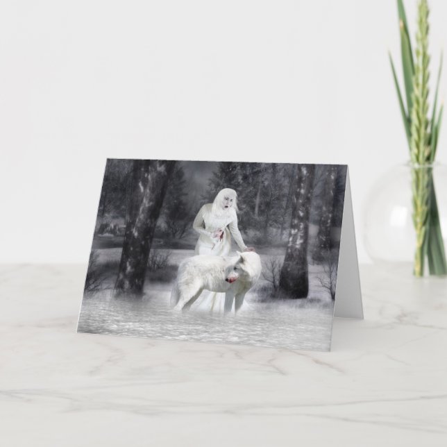 Makabra kort för gotisk hälsning för alla (Framsida)