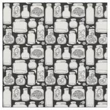 Makabra medicinska prover svart, vitt gotskt