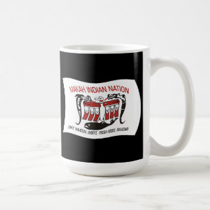 Makah-stammens flaggmugg kaffemugg