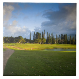 Makai-golfbanan i Princeville Kakelplatta