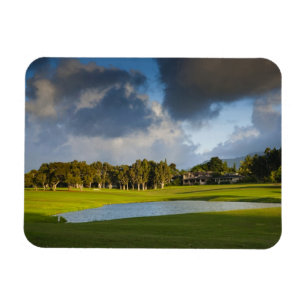 Makai-golfbanan i Princeville Magnet