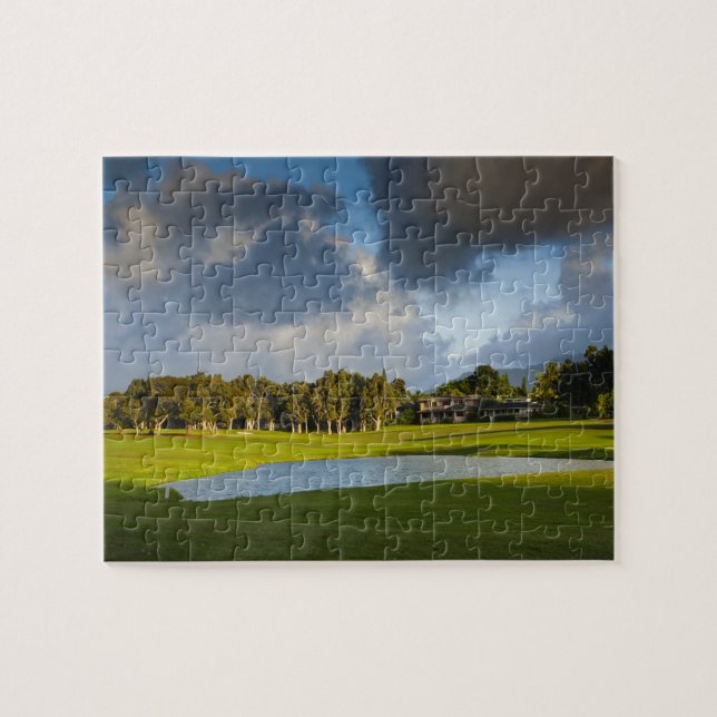 Makai-golfbanan i Princeville Pussel (Horisontell)