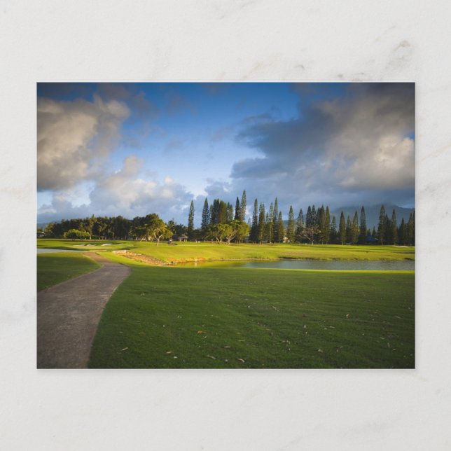Makai-golfbanan i Princeville Vykort (Framsida)