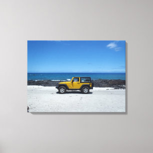 Makalawena Beach Hawaii jeep äventyr canvas