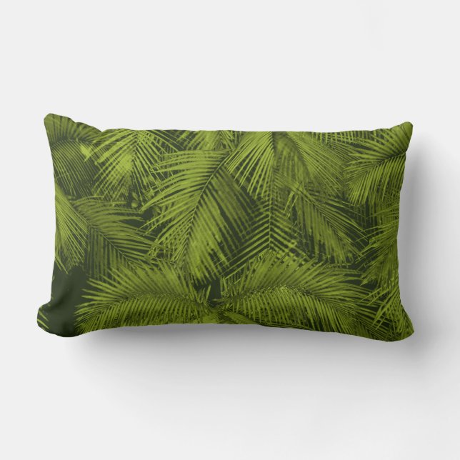 Makana Handflatan Hawaiian Tropical Lumbar Pillows Lumbarkudde (Framsida)