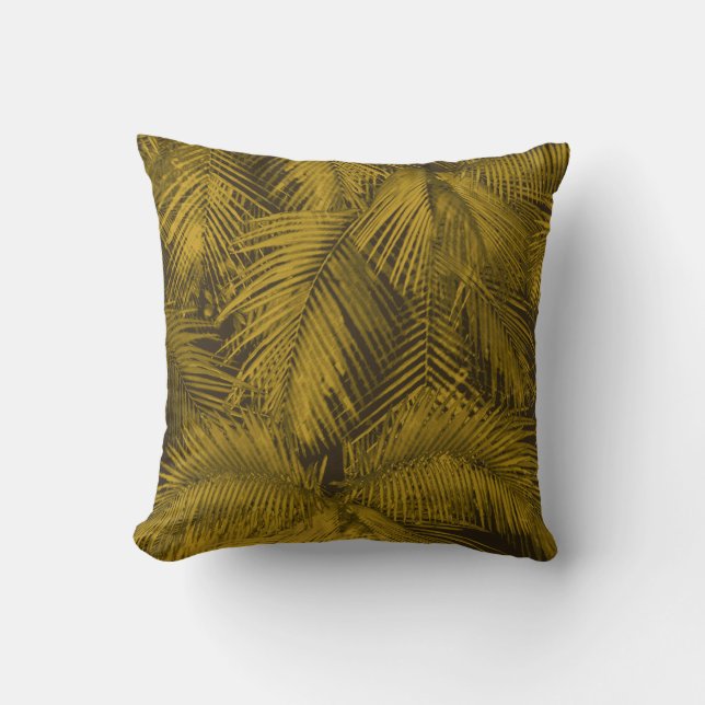 Makana Palms Hawaiian Tropical Square Kuddar (Framsida)