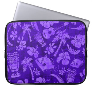 Makapuu Beach Hawaiian Batik Neoprene Wetdräe Laptop Fodral