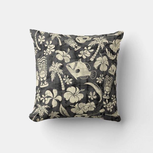 Makapuu Beach Hawaiian Batik Square Pillows Kudde (Framsida)