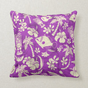 Makapuu Beach Hawaiian Batik Square Pillows Kudde